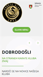 Mobile Screenshot of karateklubzmaj.si